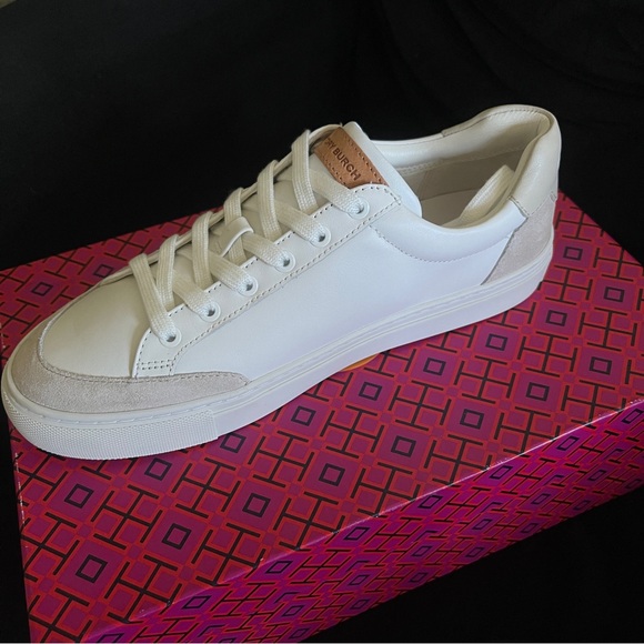 Tory Burch leather sneakers summer US8.5 Euro39.5 - Picture 6 of 7